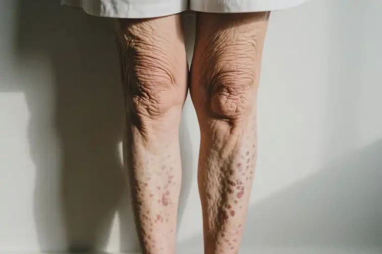 老人大腿上長濕疹能徹底自愈嗎(圖1)