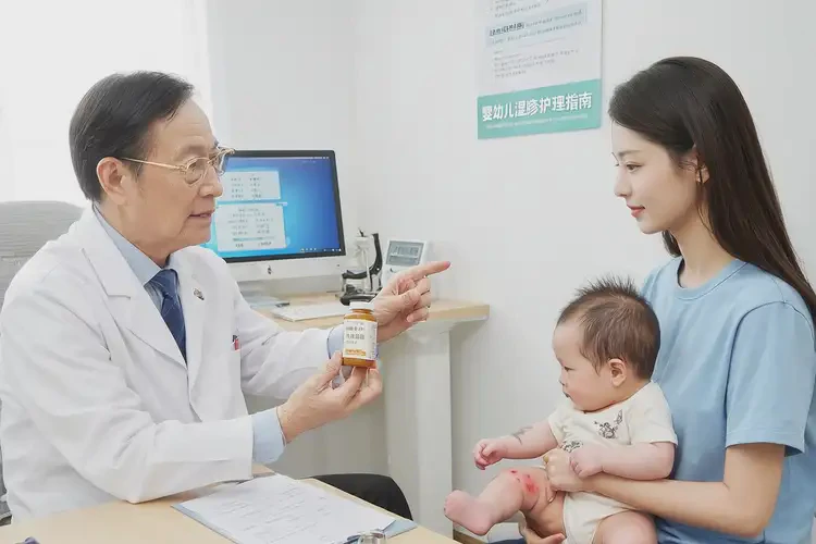 嬰幼兒腳上有濕疹能徹底自愈嗎(圖2)