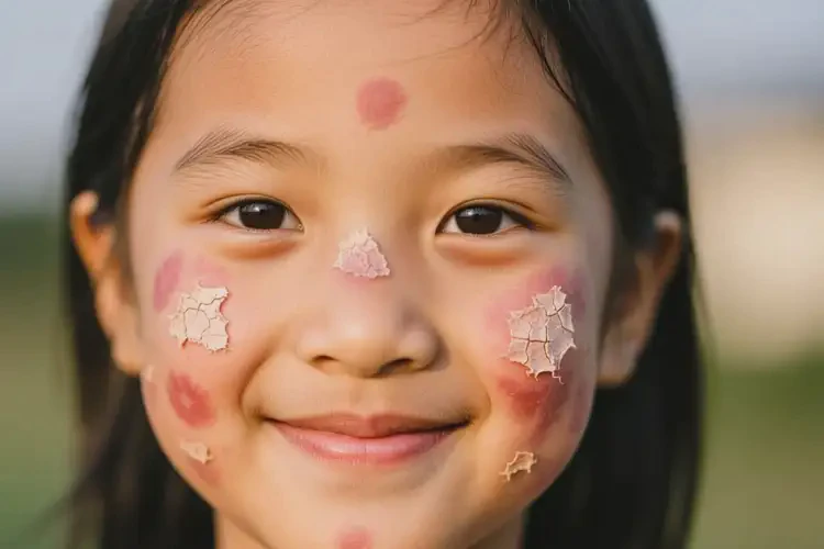 女生面部長濕疹可以徹底自愈嗎(圖3)