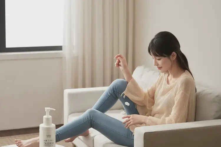 女性大腿起濕疹不管它會(huì)自己自愈嗎(圖2)