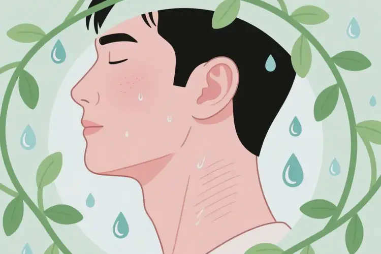 男性脖子容易起濕疹不管它會(huì)自己痊愈嗎(圖4)