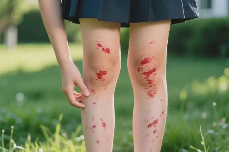 中學(xué)生四肢出濕疹不管它會(huì)自己好嗎(圖1)