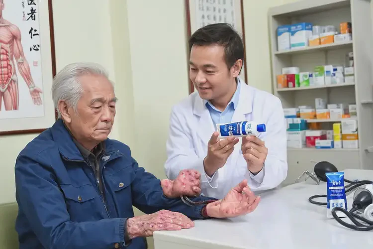 老年人手上出現(xiàn)濕疹可不可以徹底自愈(圖3)