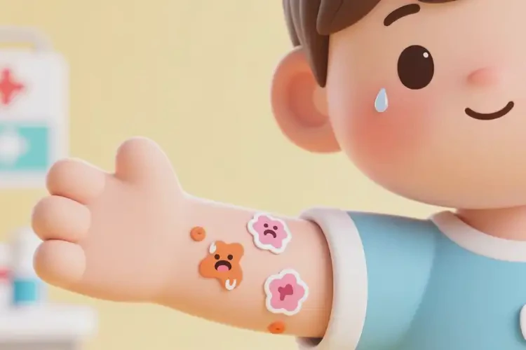 小孩手臂容易起濕疹能靠自己自愈嗎(圖2)