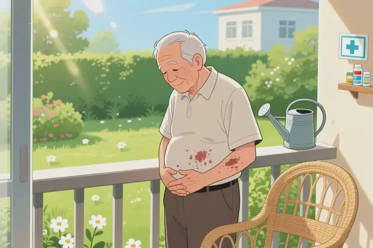 老年人肚子有湿疹可不可以彻底自愈(图2)