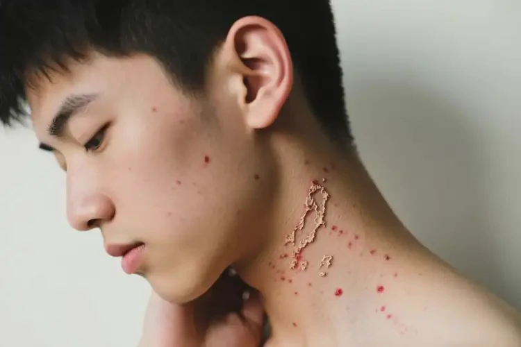 青少年脖子出現(xiàn)濕疹不管它會自己好嗎(圖3)