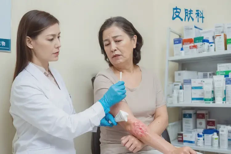 女性臉上出濕疹不管它會(huì)自己好嗎(圖3)