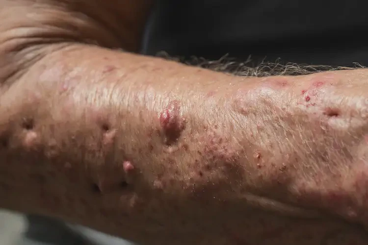 老年人手臂出濕疹不管它會自己痊愈嗎(圖4)