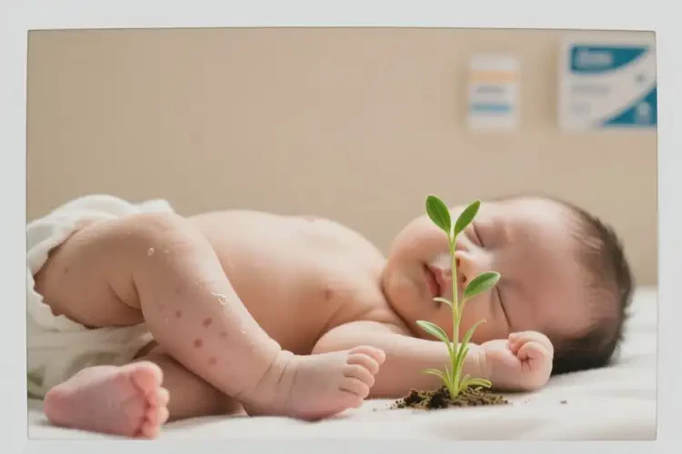 嬰兒大腿容易長濕疹可以徹底自愈嗎(圖2)