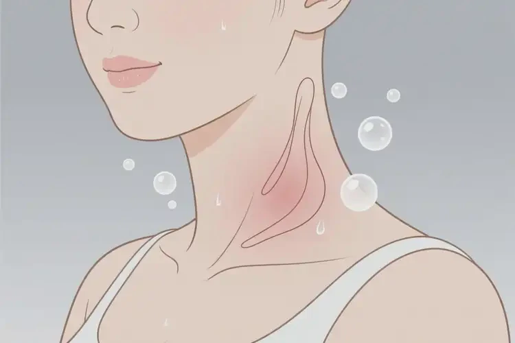 產(chǎn)婦脖子上經(jīng)常起濕疹能徹底自愈嗎(圖1)