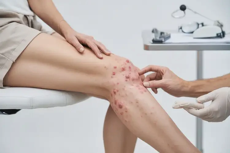 女生四肢偶爾長(zhǎng)濕疹不管它會(huì)自己自愈嗎(圖3)