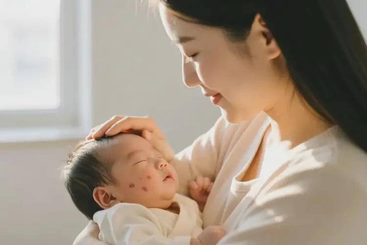 寶寶臉上經(jīng)常長濕疹能徹底自愈嗎(圖4)