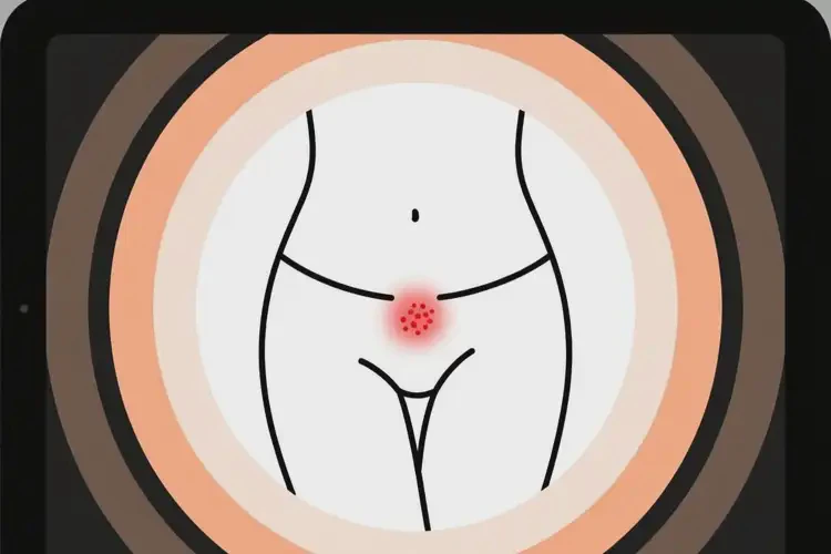 女性屁股出现湿疹不管它会自己自愈吗(图2)