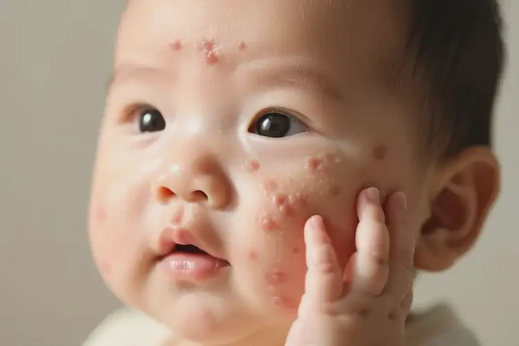 嬰幼兒臉上容易長濕疹能靠自己自愈嗎(圖4)