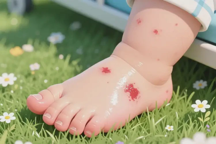 幼兒腳上出濕疹不管它會自己痊愈嗎(圖1)