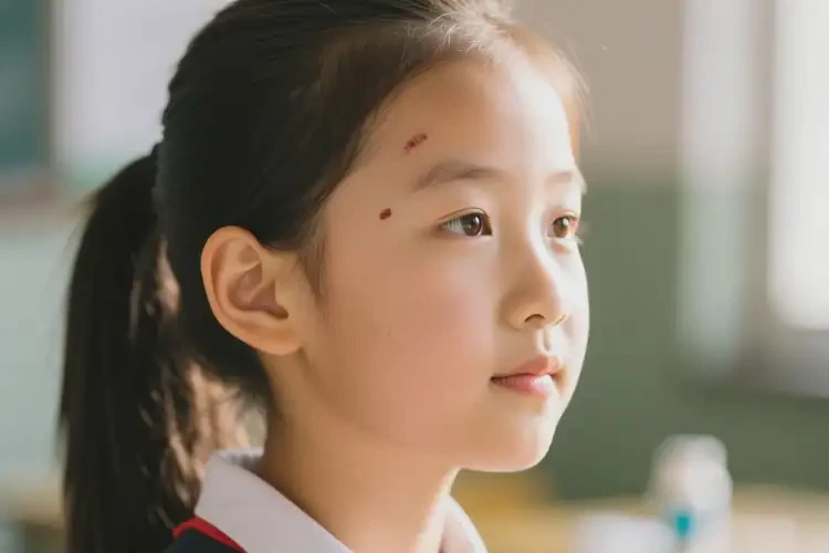 中學(xué)生臉上偶爾長濕疹不管它會自己好嗎(圖3)