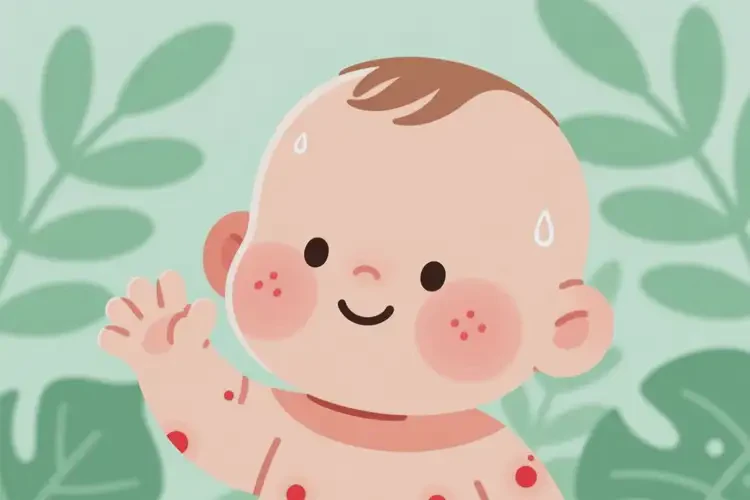 新生兒身上出現(xiàn)濕疹能徹底自愈嗎(圖1)