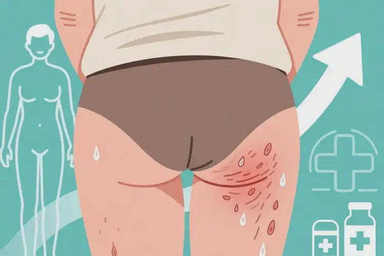 老年人屁股經(jīng)常長(zhǎng)濕疹不管它會(huì)自己自愈嗎(圖1)