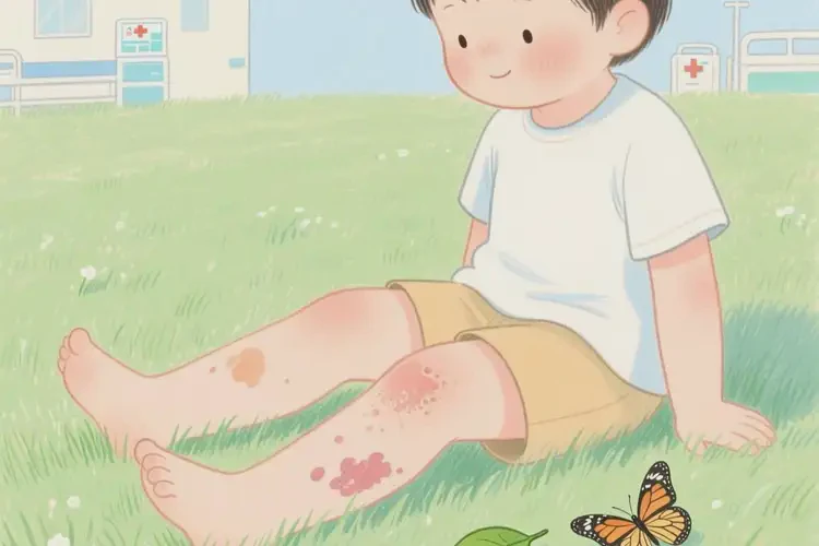 孩子小腿偶爾起濕疹能徹底自愈嗎(圖3)