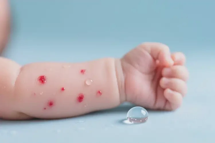 新生兒全身偶爾長濕疹能夠徹底治愈嗎(圖3)