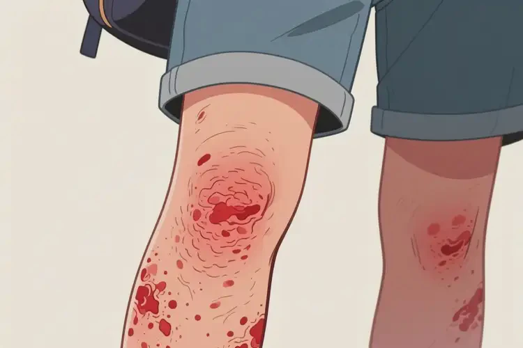 大学生小腿出湿疹不管它会自己痊愈吗(图4)