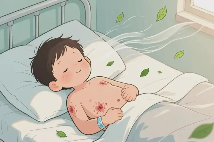 小孩肚子出濕疹不管它會自己好嗎(圖3)