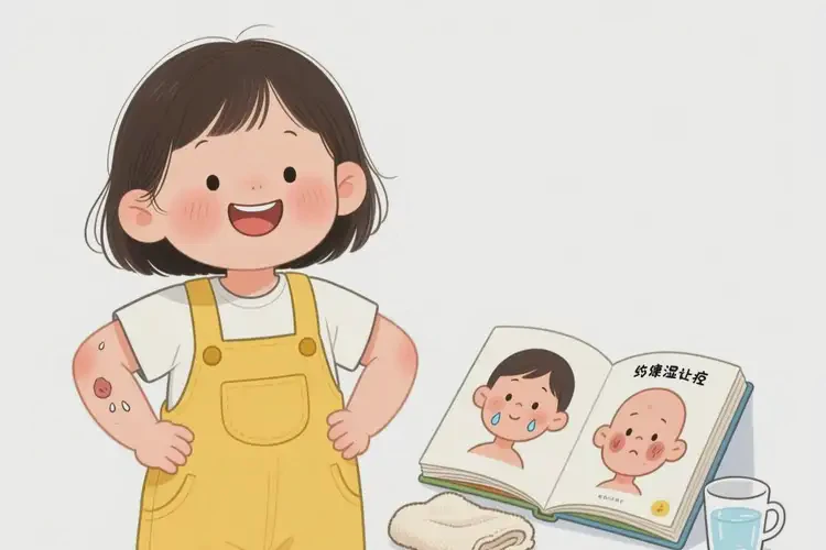 兒童身上偶爾長濕疹不管它會自己自愈嗎(圖2)