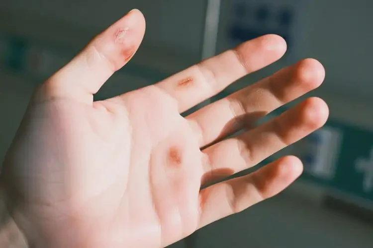 青少年手上經(jīng)常起濕疹不管它會自己自愈嗎(圖1)