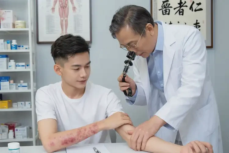 青年人四肢偶爾長濕疹能夠徹底治愈嗎(圖3)