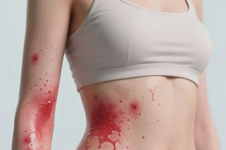 女生身上容易長(zhǎng)濕疹能夠徹底治愈嗎(圖4)