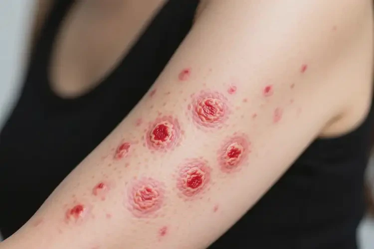 女人身上出濕疹不管它會自己痊愈嗎(圖4)