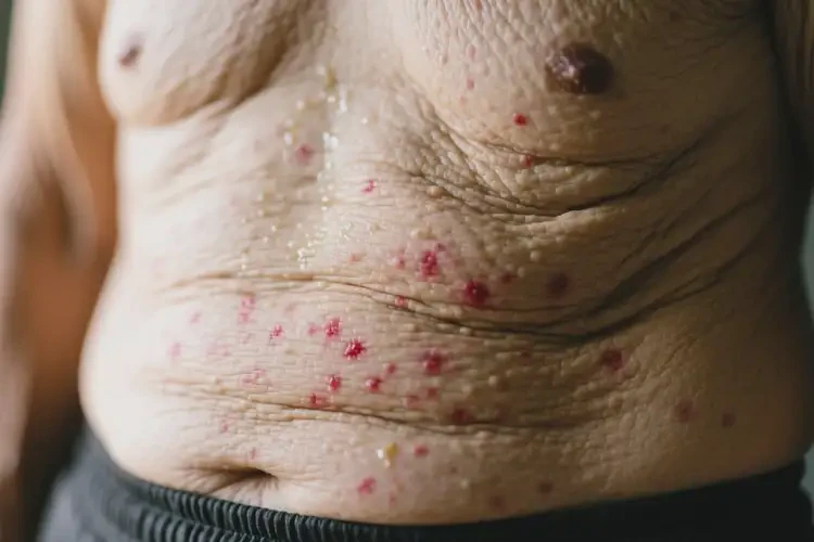 老年人肚子偶爾起濕疹不管它會(huì)自己好嗎(圖3)