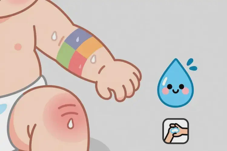 寶寶四肢經(jīng)常起濕疹可以徹底自愈嗎(圖1)