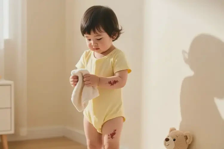孩子全身經(jīng)常起濕疹能夠徹底治愈嗎(圖2)