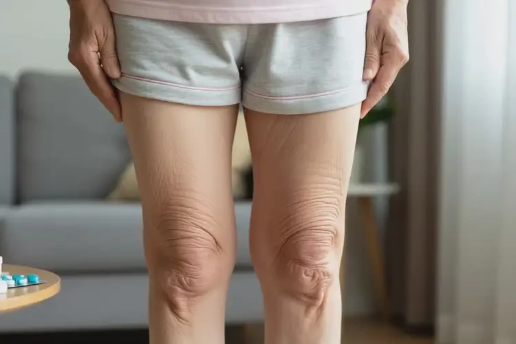 老年人大腿上容易長濕疹不管它會(huì)自己好嗎(圖1)