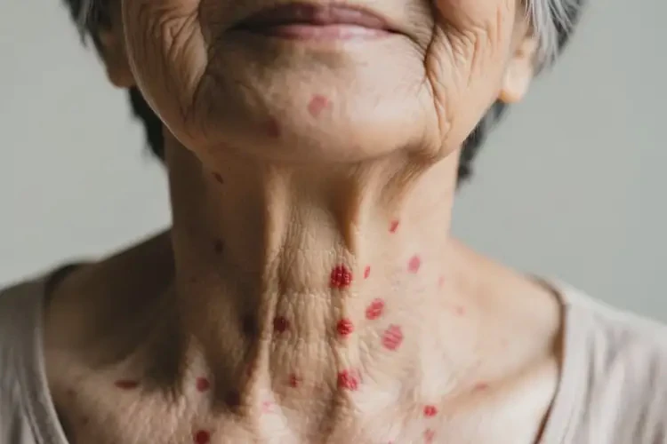 老年人脖子出濕疹不管它會自己自愈嗎(圖2)