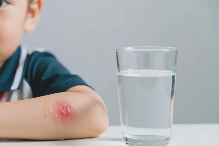 小學生手臂容易長濕疹能不能徹底自愈(圖1)