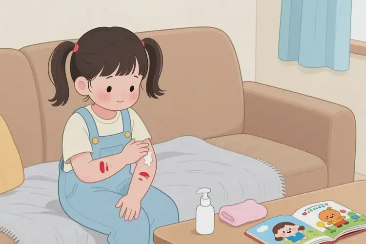 兒童手臂上偶爾起濕疹可不可以徹底自愈(圖2)