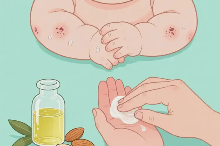 寶寶身上長(zhǎng)濕疹可不可以徹底自愈(圖1)