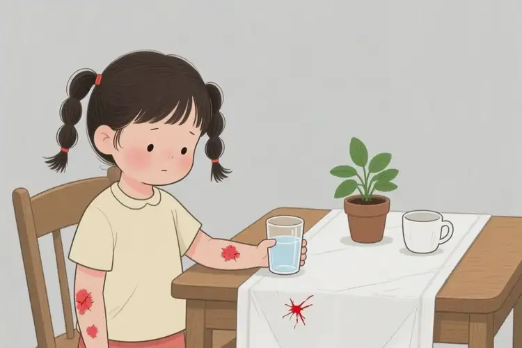 小孩手臂上偶爾長濕疹能夠徹底治愈嗎(圖1)