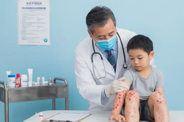 小兒大腿上偶爾長濕疹能徹底自愈嗎(圖2)