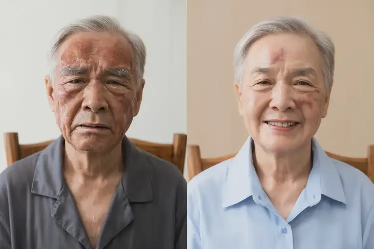 高齡老人屁股偶爾長(zhǎng)濕疹能不能徹底自愈(圖1)