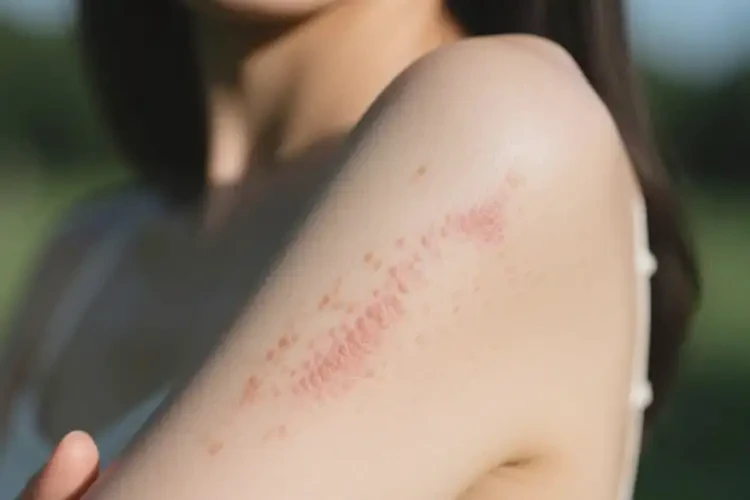 女性手臂出湿疹可不可以彻底自愈(图1)