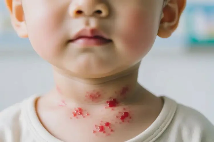 小孩脖子上起濕疹不管它會自己痊愈嗎(圖4)