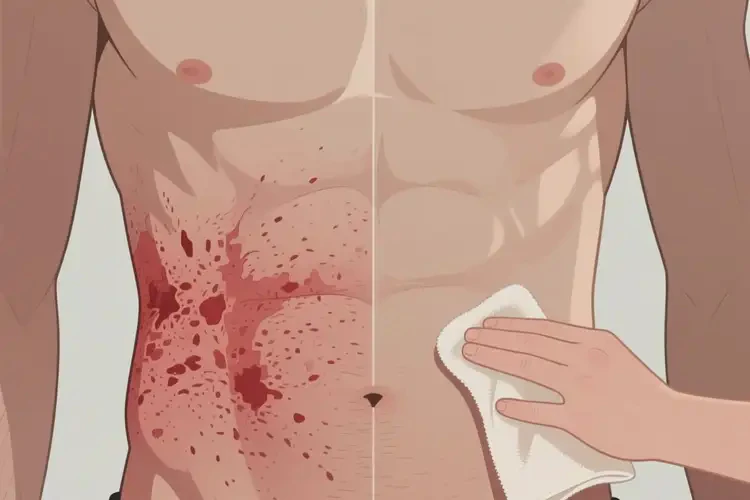 男生肚子起濕疹能夠徹底治愈嗎(圖3)