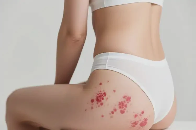 女生屁股上經常長濕疹不管它會自己好嗎(圖1)