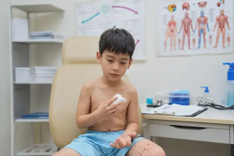 小兒小腿上長濕疹能夠徹底治愈嗎(圖3)