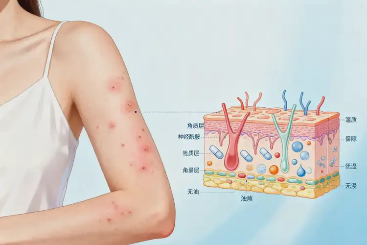 女性手臂上出濕疹可不可以徹底自愈(圖2)