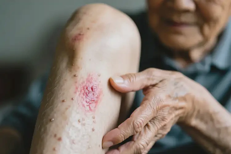 老年人小腿有濕疹能靠自己自愈嗎(圖3)