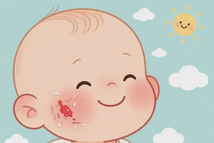 寶寶臉上容易長濕疹可不可以徹底自愈(圖3)
